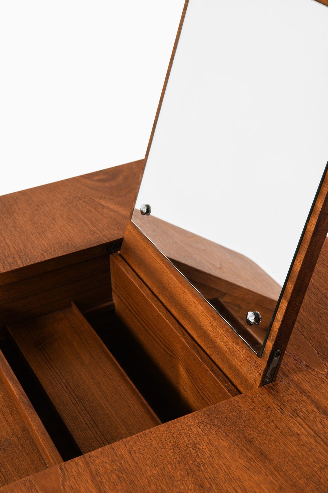 Freestanding Vanity / Dressing Table In Teak By Erik Riisager Hansen, 1950's photo buy