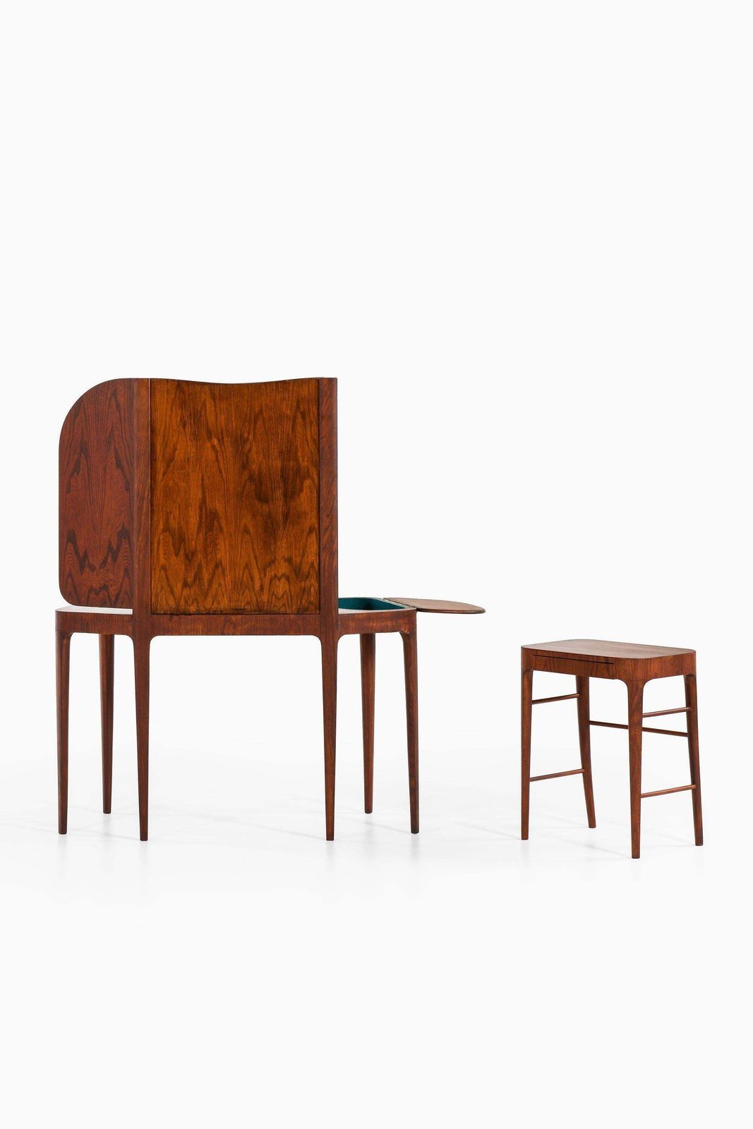 Pair Of Vanity And Side Table By Carl Johan Boman, 1940's photo vintage