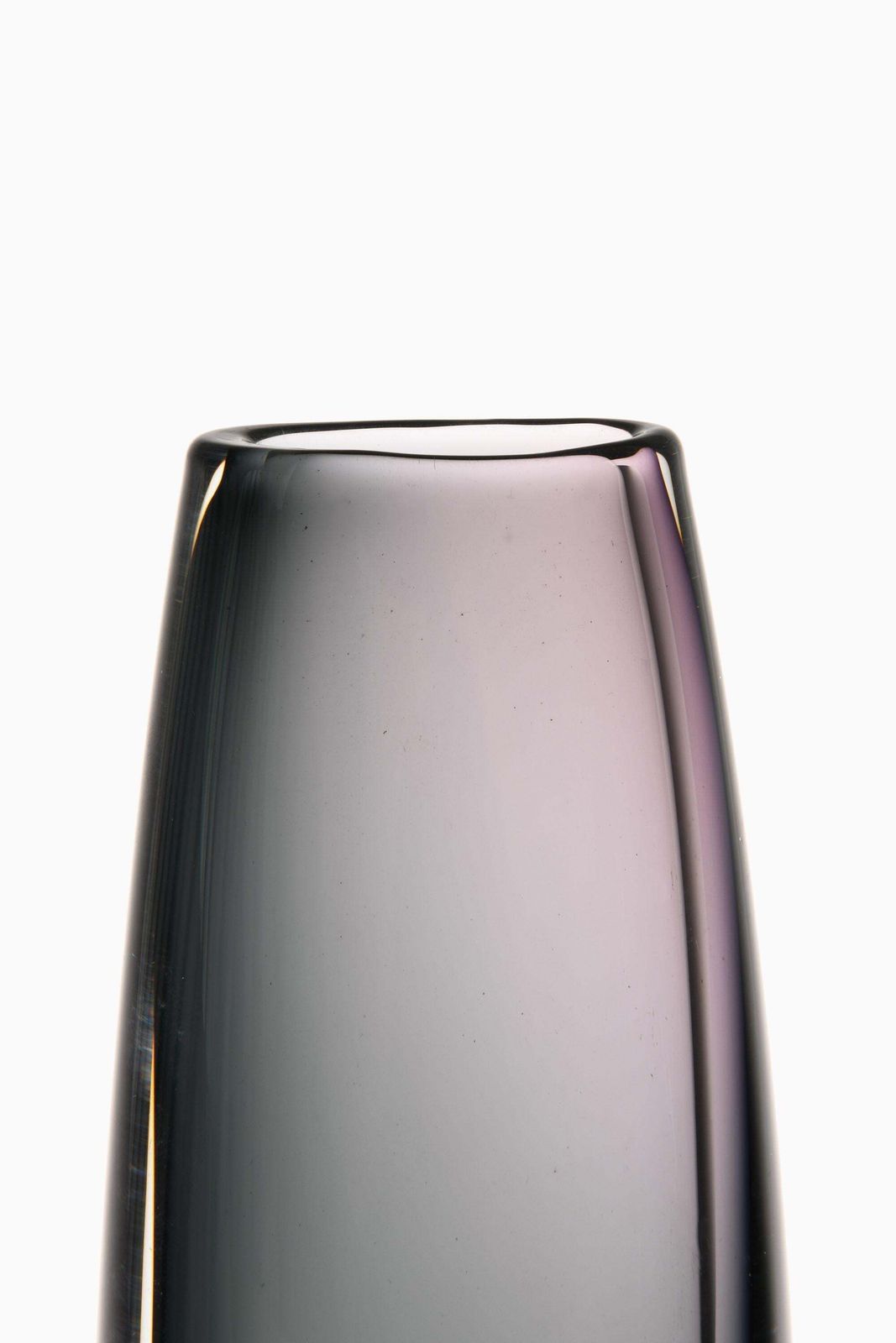 Glass Vase In Gray By Gunnar Nylund, 1950's photo furniture