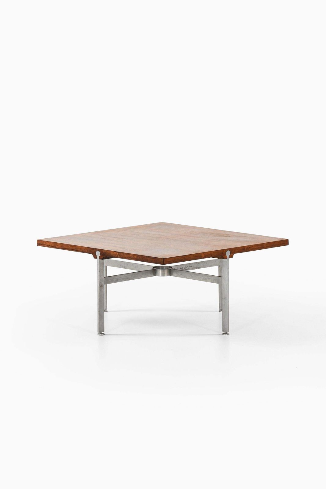 Coffee Table In Steel And Rosewood By Sven Ellekær, 1970s photo furniture