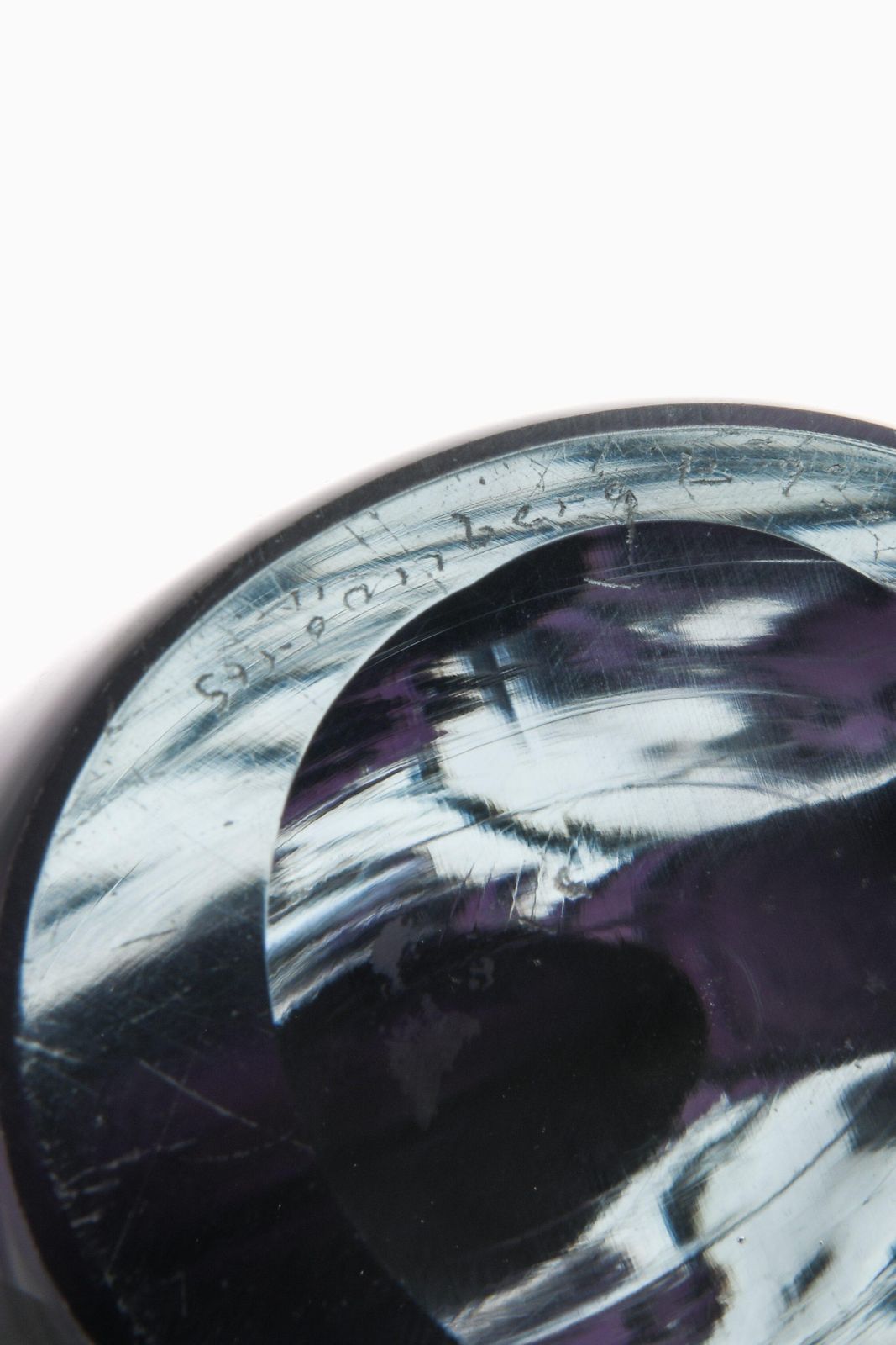 Glass Vase In Purple By Gunnar Nylund, 1950's photo Home Decor