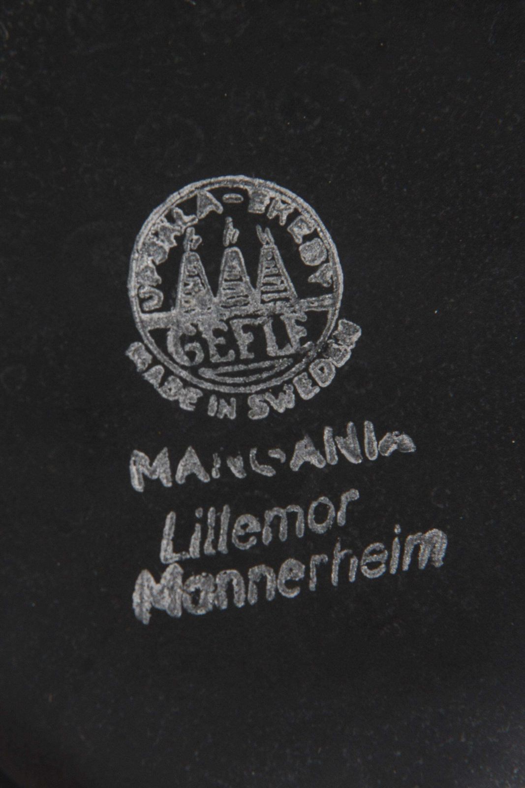 Mangania Floor Vase In Stoneware By Lillemor Mannerheim, 1950's photo 2548.0