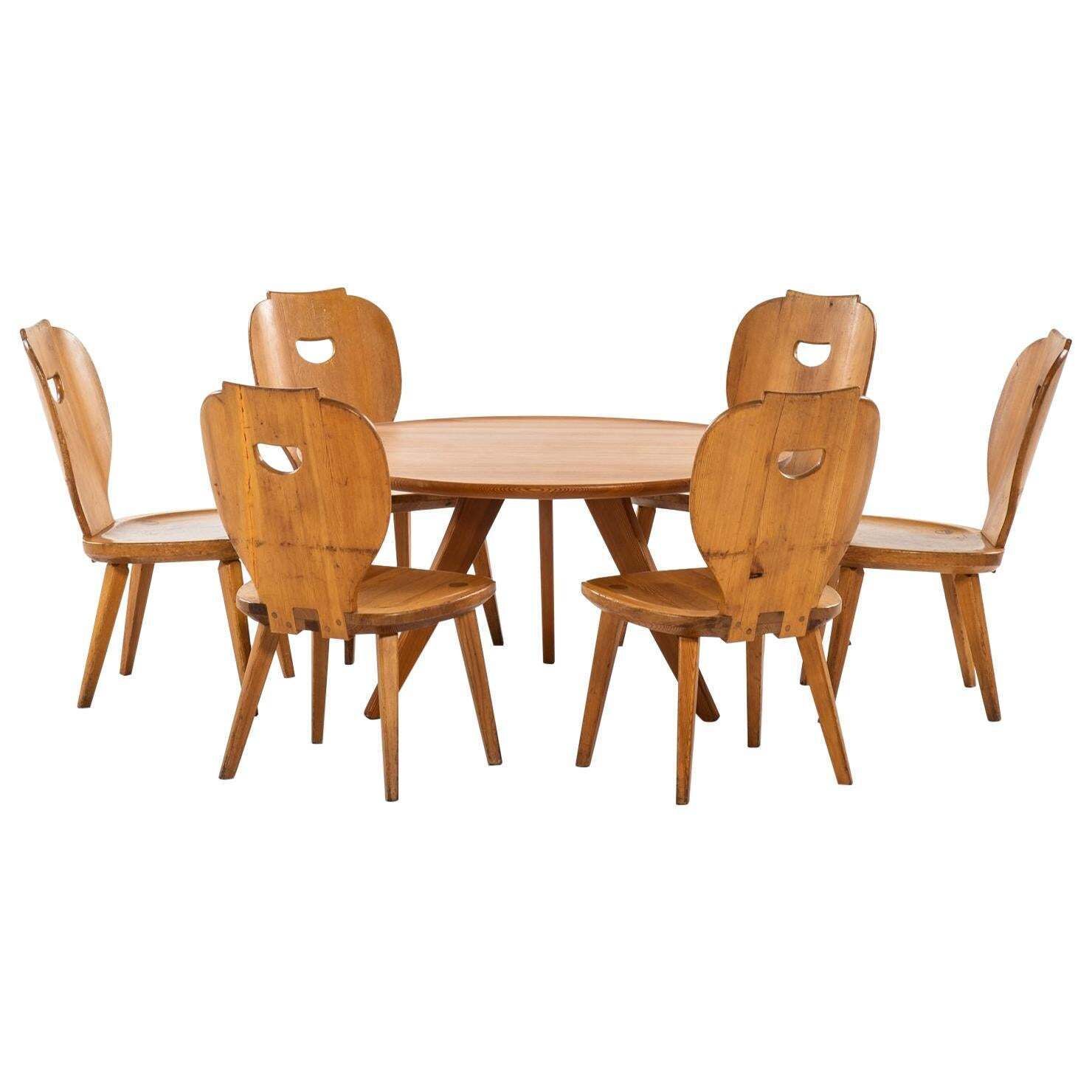 Carl Malmsten Seating Group Produced By Svensk Fur In Sweden