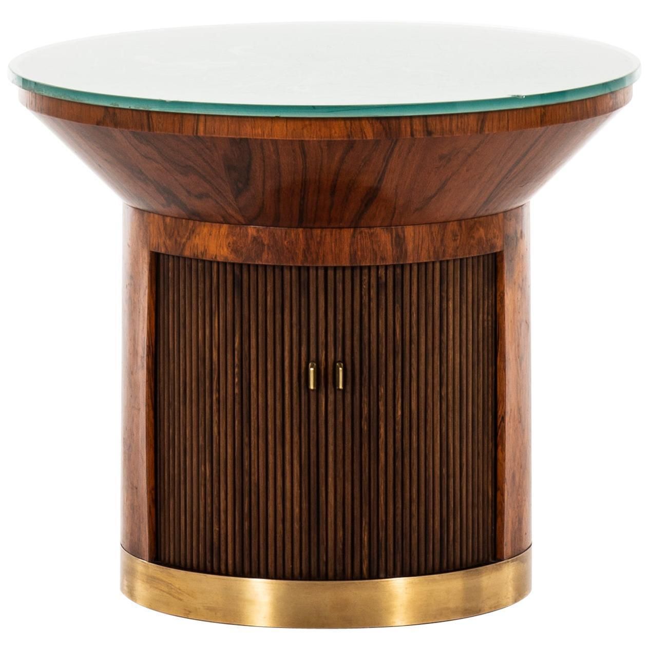 Ernst Kühn Coffee Table / Bar Cabinet By Lysberg Hansen & Therp In Denmark