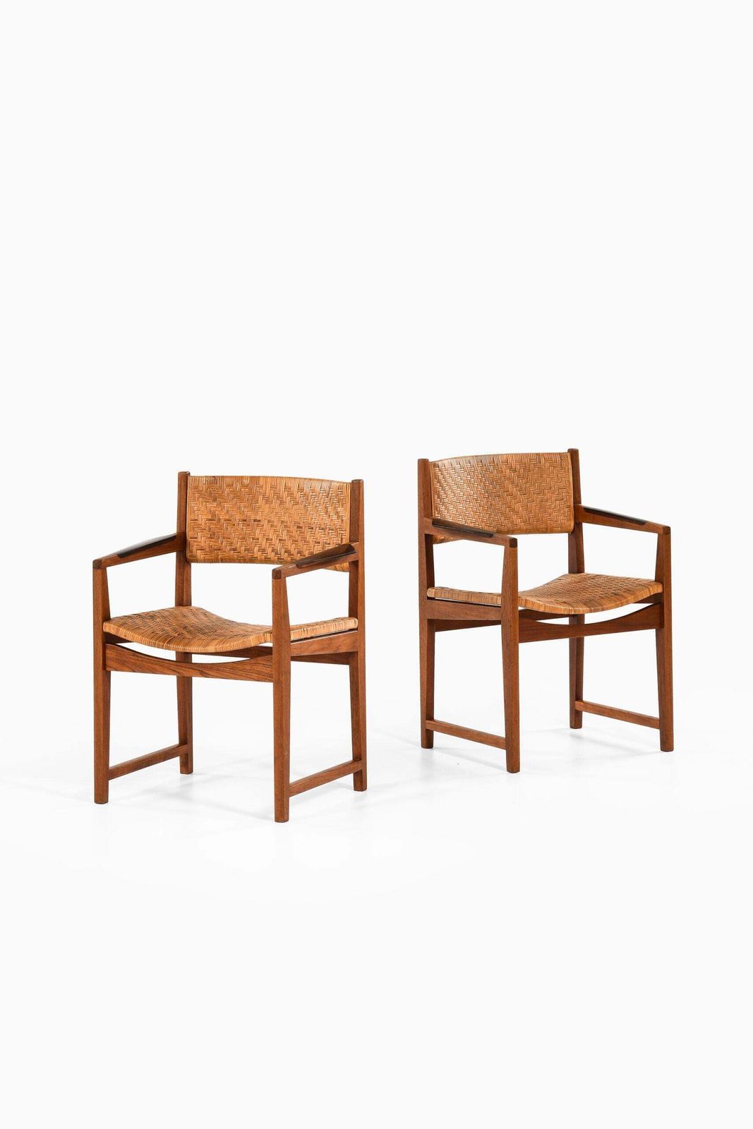 photo for sale Peter Hvidt & Orla Mølgaard Nielsen Armchairs Model 350 By Søborg Møbler