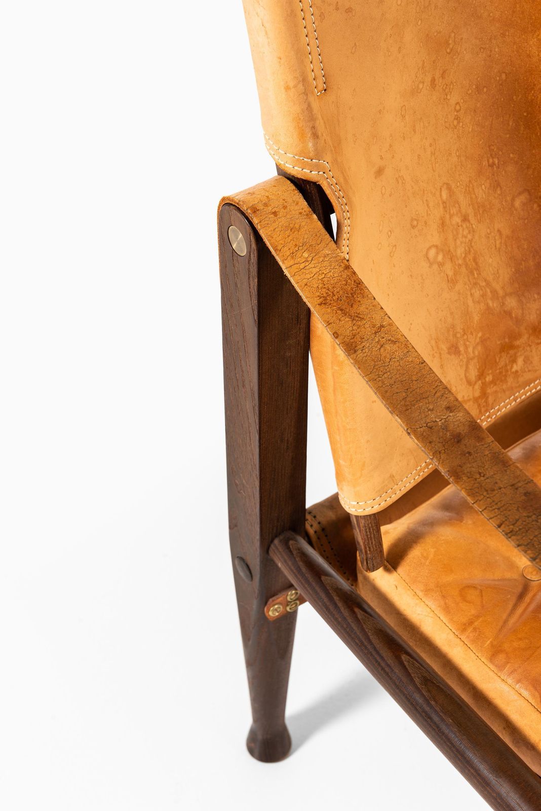 Kaare Klint Safari Chair Produced By Rud Rasmussen In Denmark photo for sale