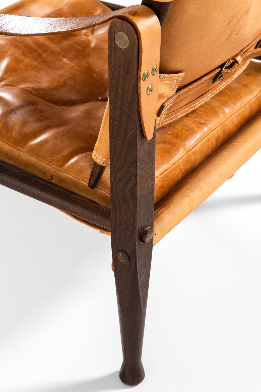 Kaare Klint Safari Chair Produced By Rud Rasmussen In Denmark photo vintage