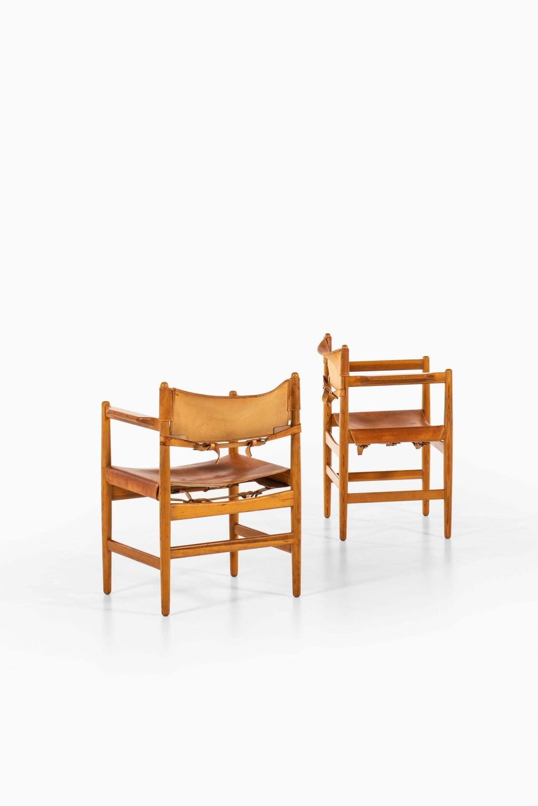 Børge Mogensen Armchairs Produced By Svensk Fur In Sweden photo vinterior
