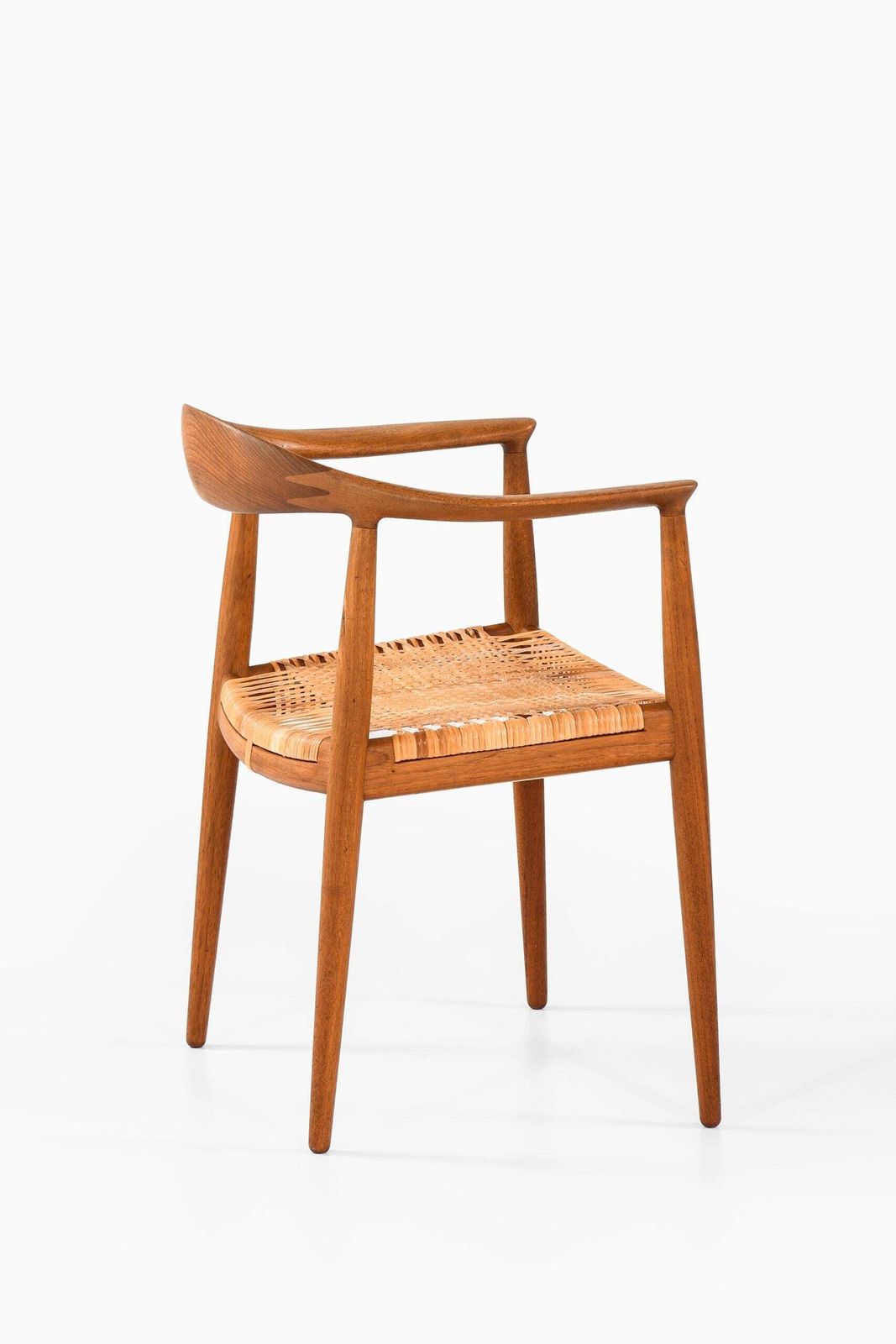 photo vintage Hans Wegner Armchair Model Jh 501 / The Chair By Johannes Hansen In Denmark