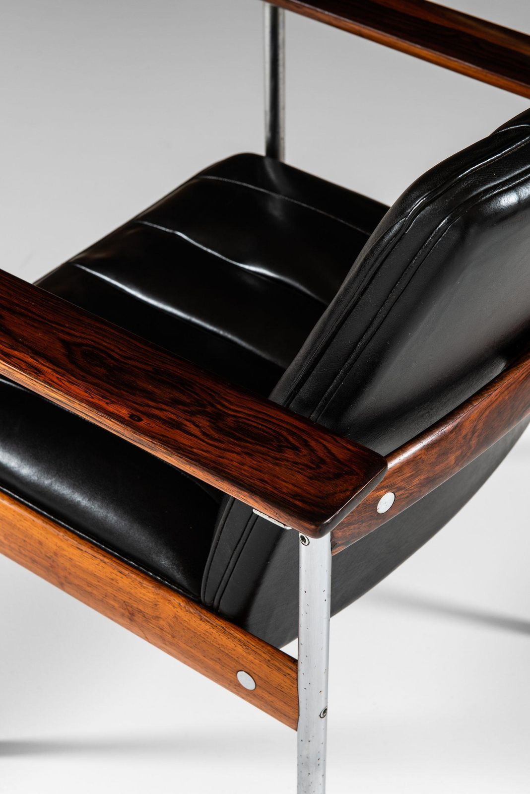 Sven Ivar Dysthe Armchairs Model 1001 Produced By Dokka Møbler In Norway photo vintage
