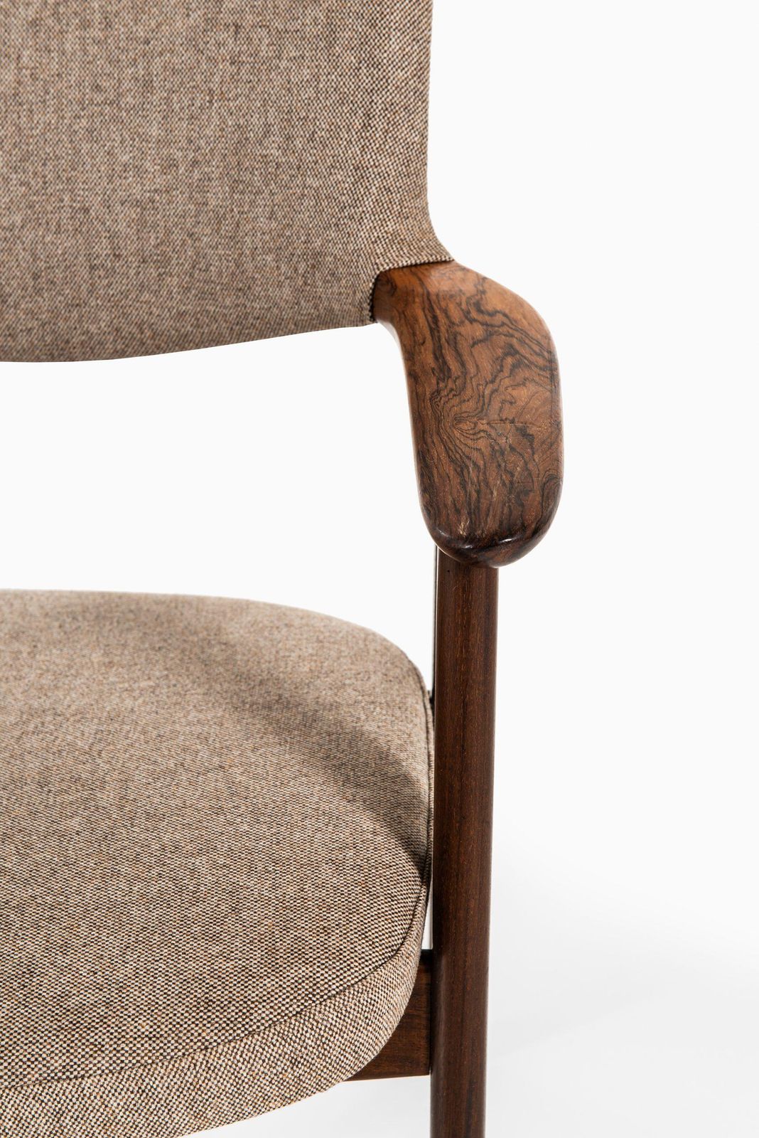 Erik Kirkegaard Armchairs / Dining Chairs By Høng Stolefabrik In Denmark photo Furniture