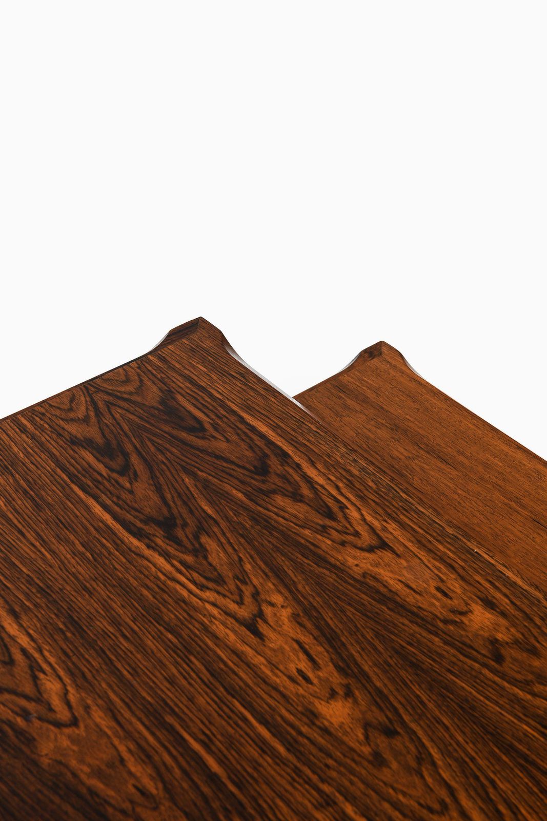 Set Of 3 Side Tables In Rosewood, 1960's photo for sale