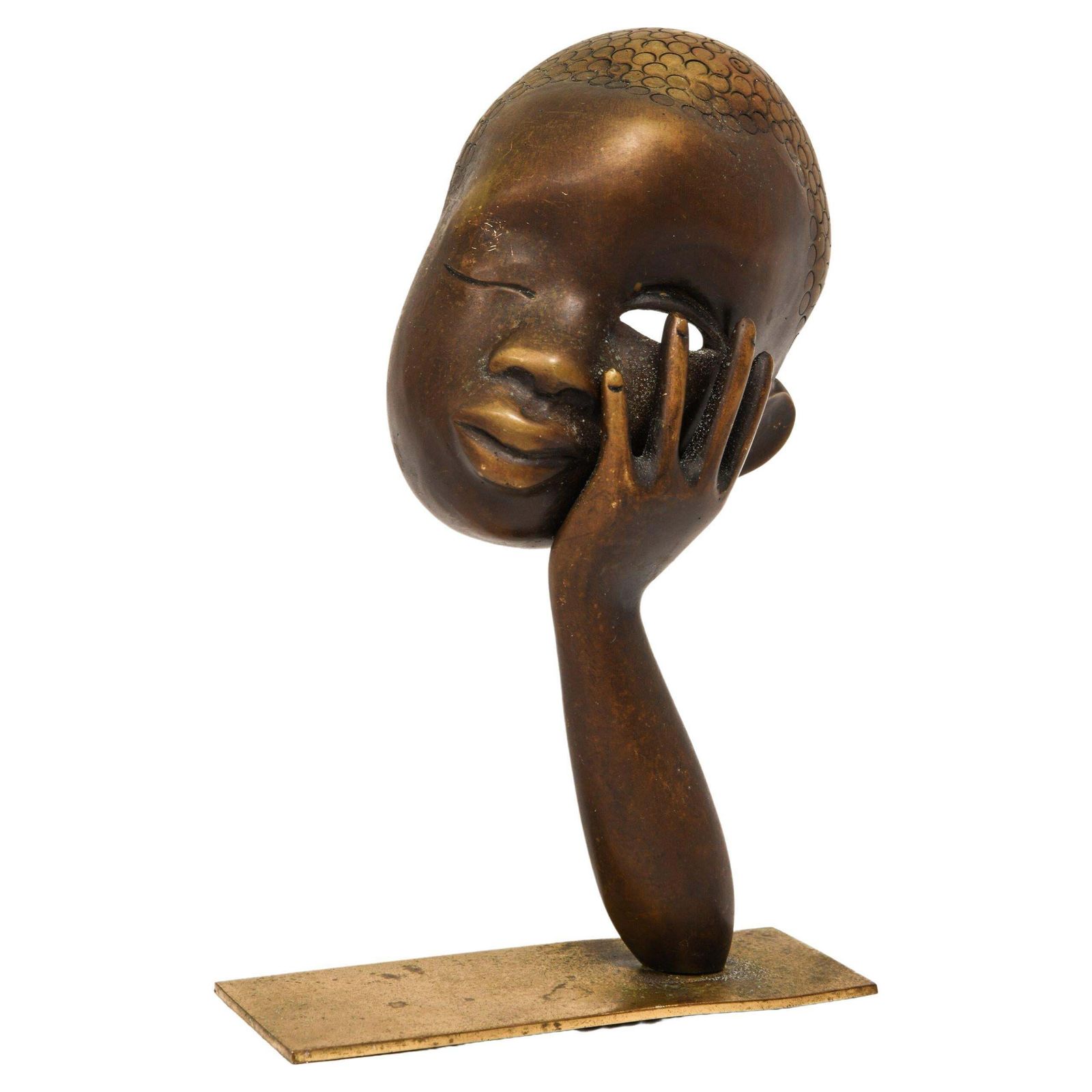 Sculpture In Brass By Karl Hagenauer, 1950's