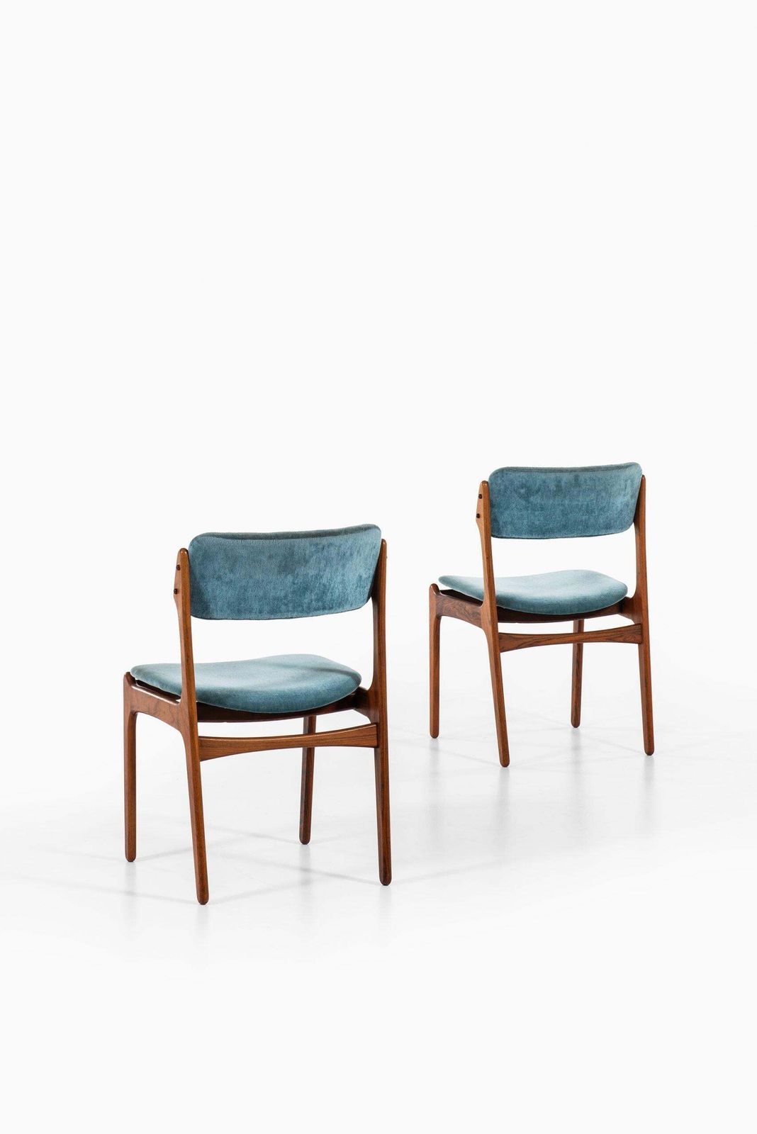 Erik Buck Dining Chairs Model Od 49 By Oddense Maskinsnedkeri A/S In Denmark photo for sale