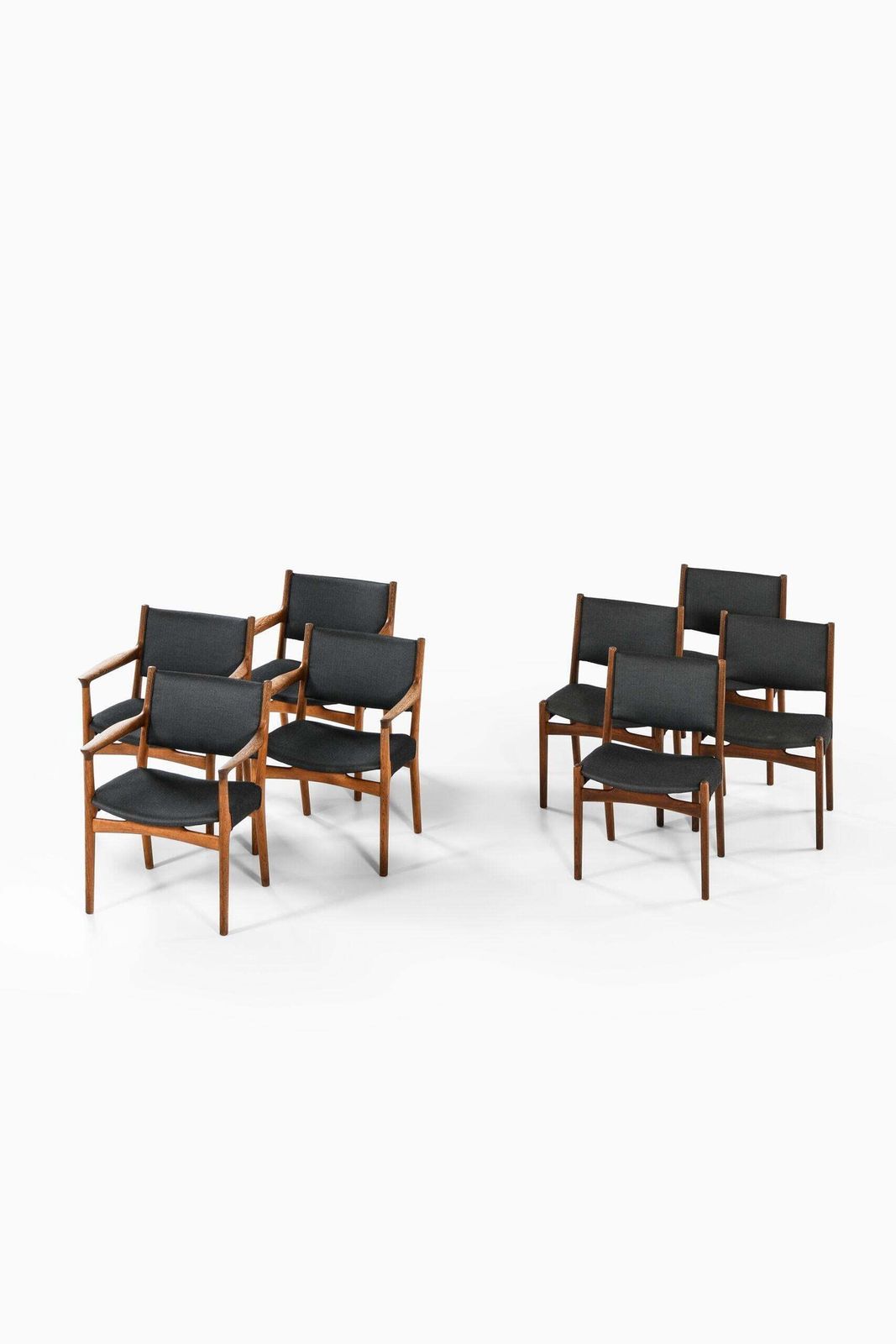 Hans Wegner Dining Chairs By Cabinetmaker Johannes Hansen In Denmark photo 10192.0