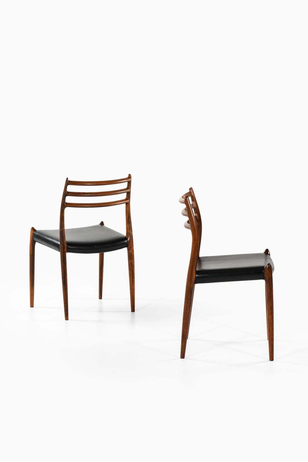 Niels O. Møller Dining Chairs Model 78 Produced By J.L Møllers Møbelfabrik photo 12740.0