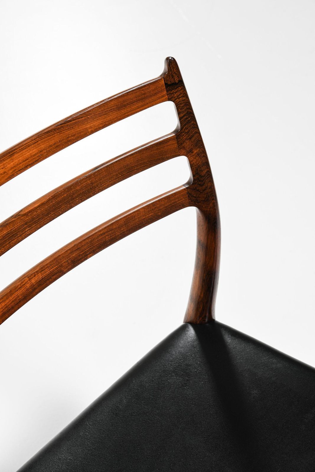 Furniture Niels O. Møller Dining Chairs Model 78 Produced By J.L Møllers Møbelfabrik photo