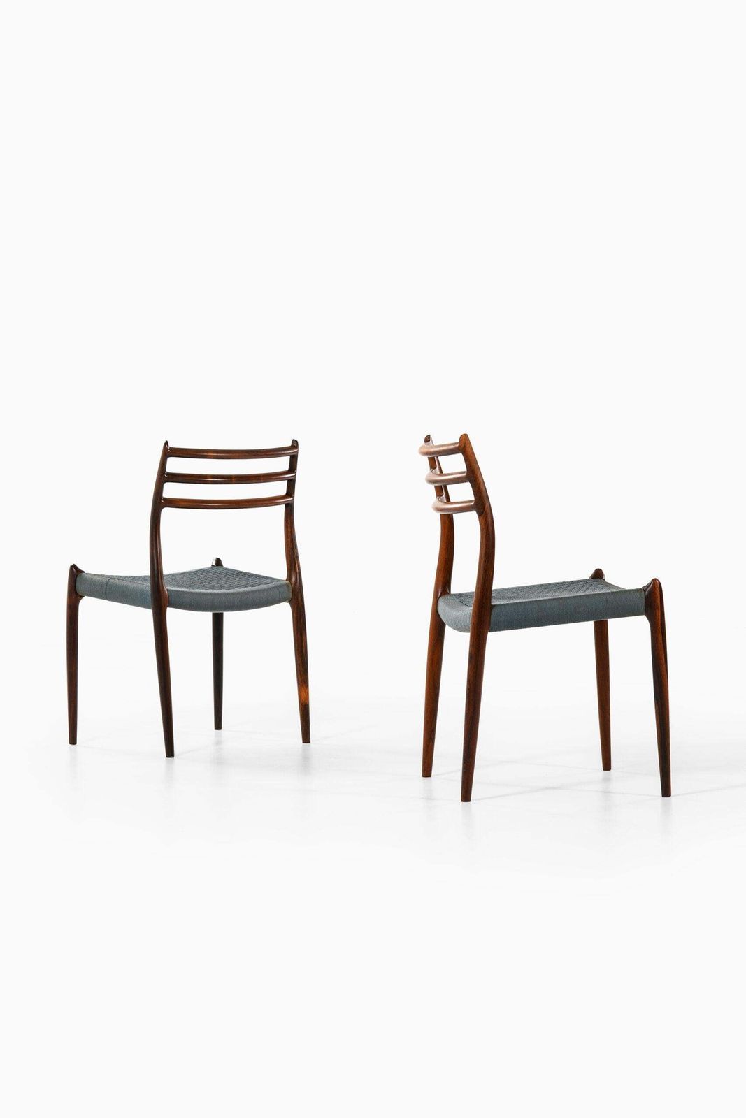 photo furniture Niels O. Møller Dining Chairs Model 78 Produced By J.L Møllers Møbelfabrik
