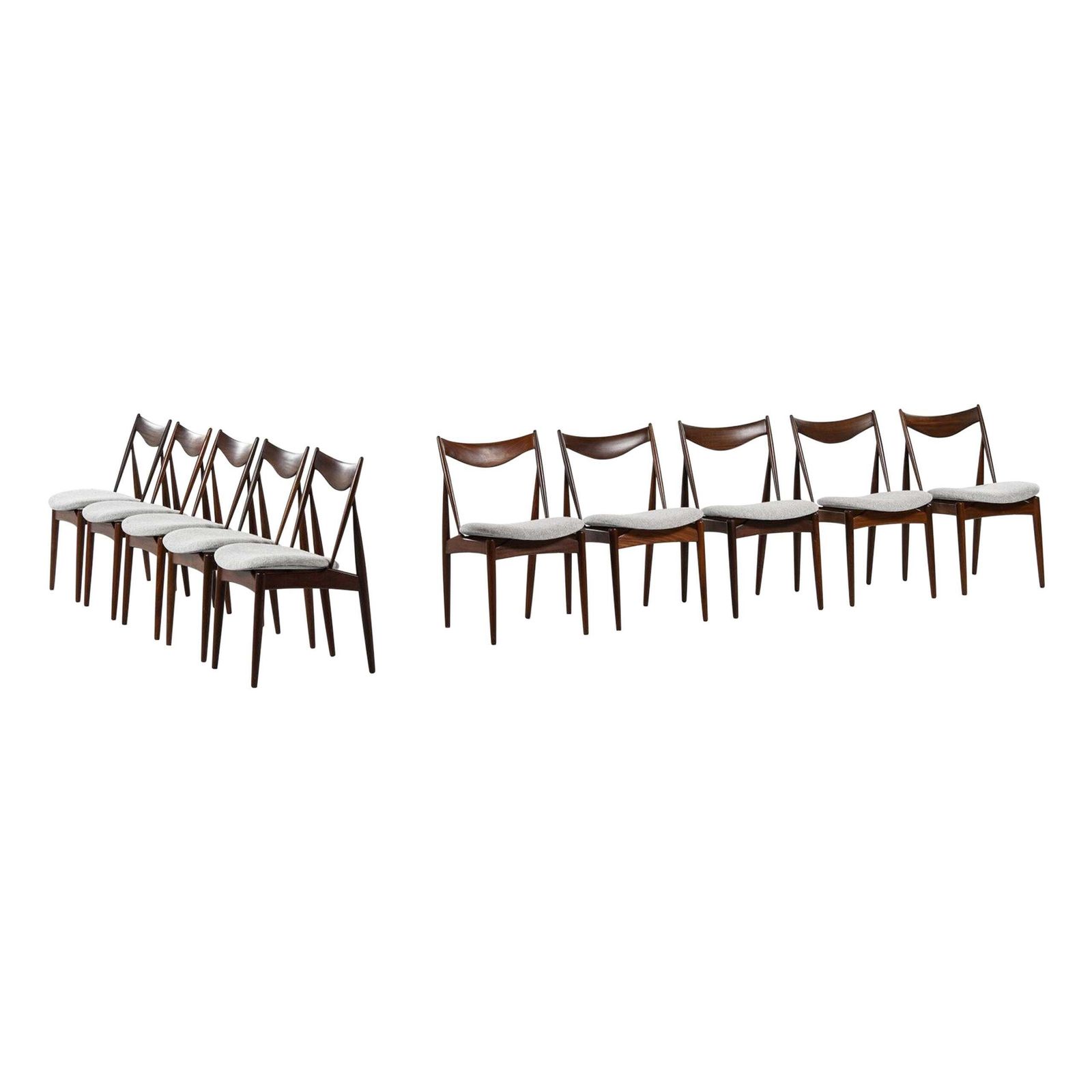 Kurt østervig Dining Chairs Produced By Bramin