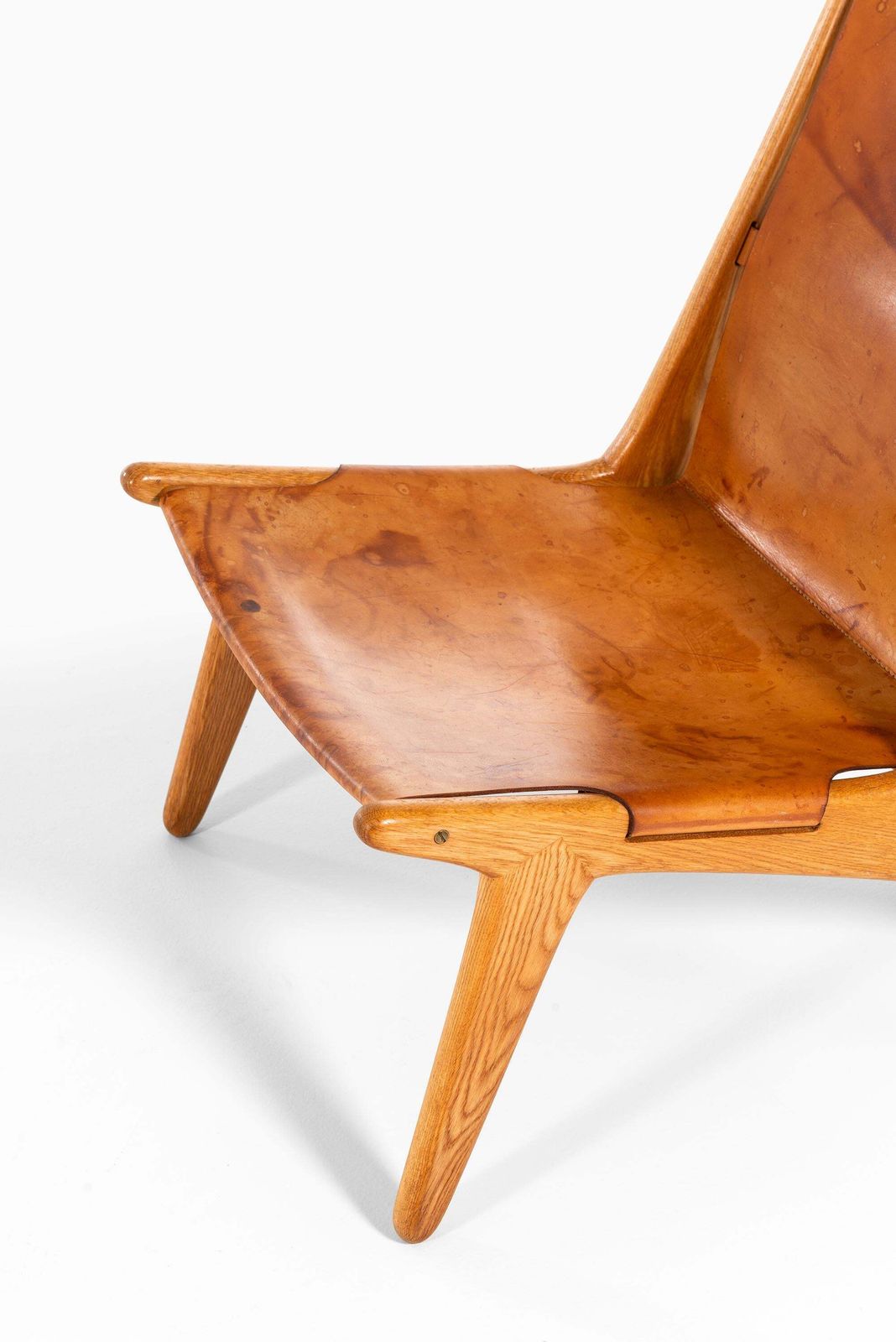 Uno & östen Kristiansson Hunting Easy Chair Produced By Luxus In Sweden photo for sale