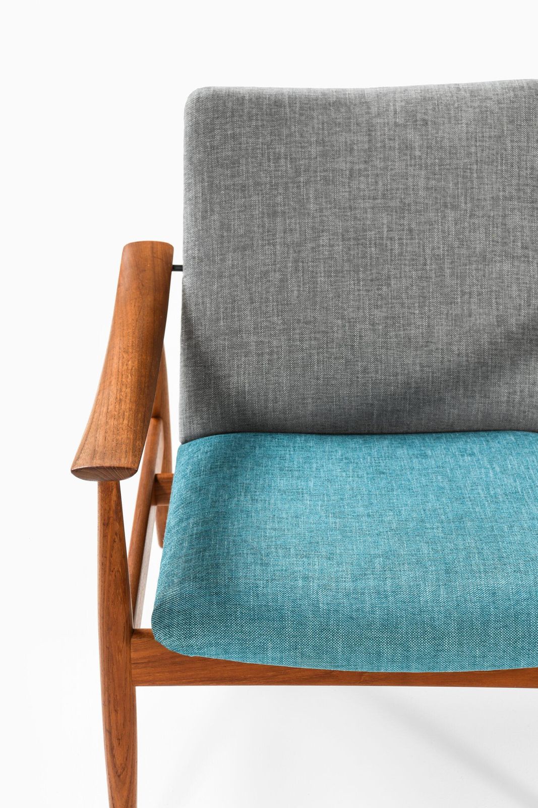 Finn Juhl Easy Chairs Model 138 Produced By France & Son In Denmark photo for sale