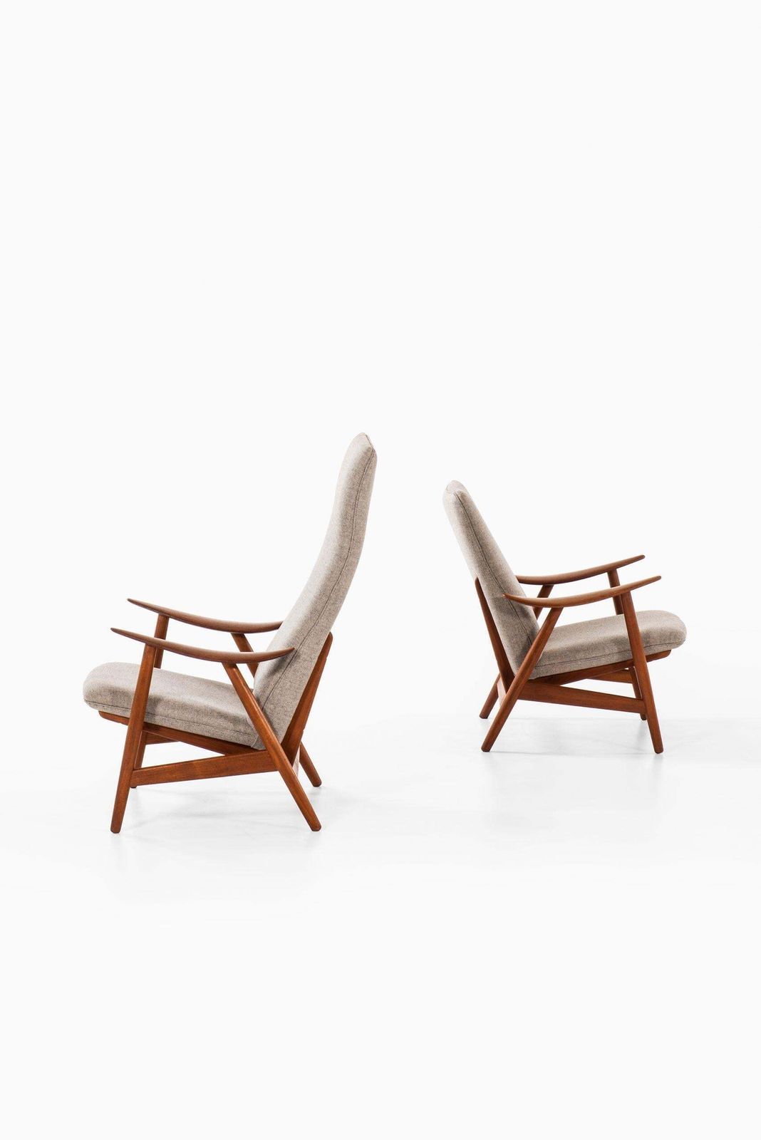 Illum Wikkelsø Easy Chairs Model 10 By Søren Willadsen Møbelfabrik In Denmark photo Furniture
