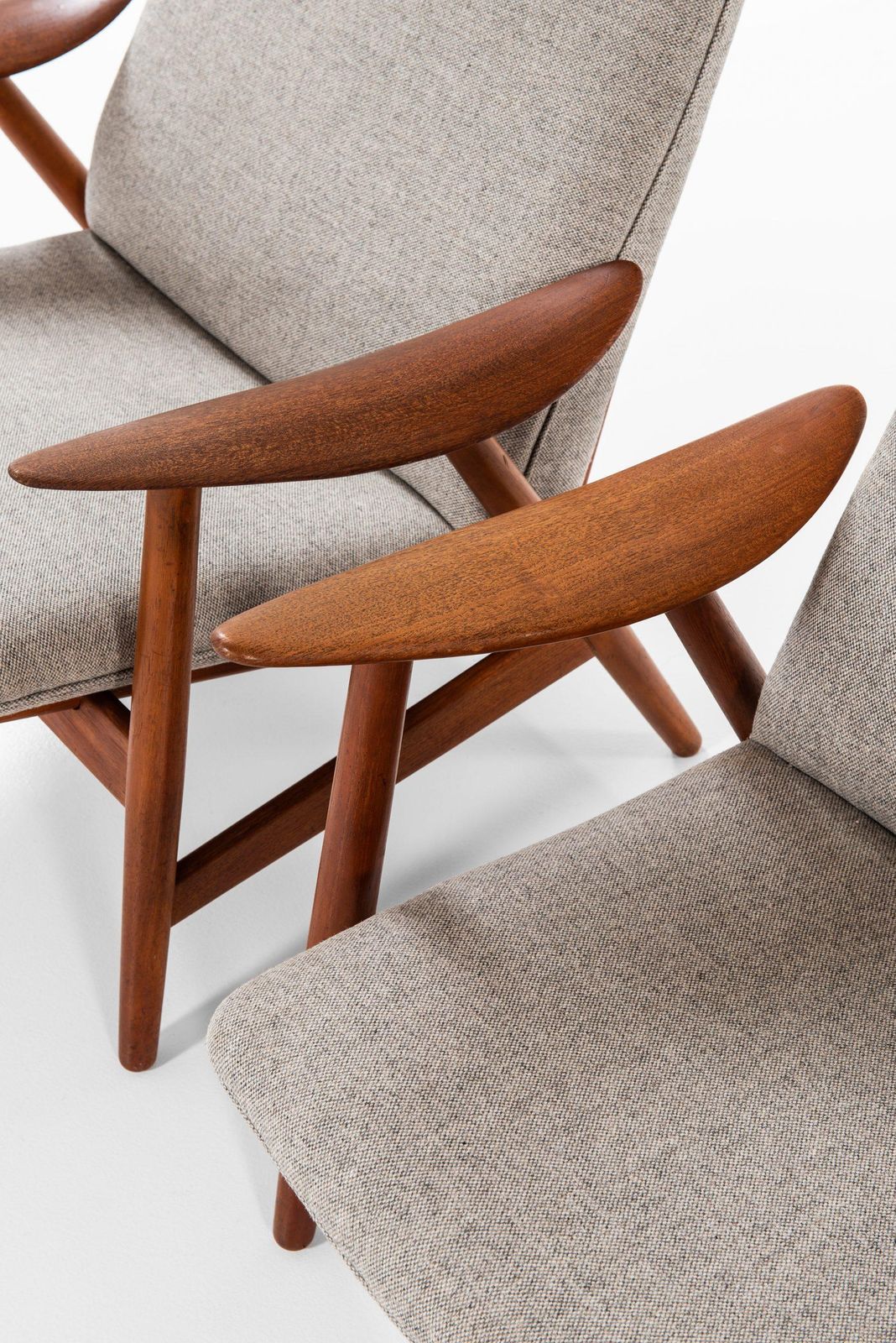Illum Wikkelsø Easy Chairs Model 10 By Søren Willadsen Møbelfabrik In Denmark photo vinterior