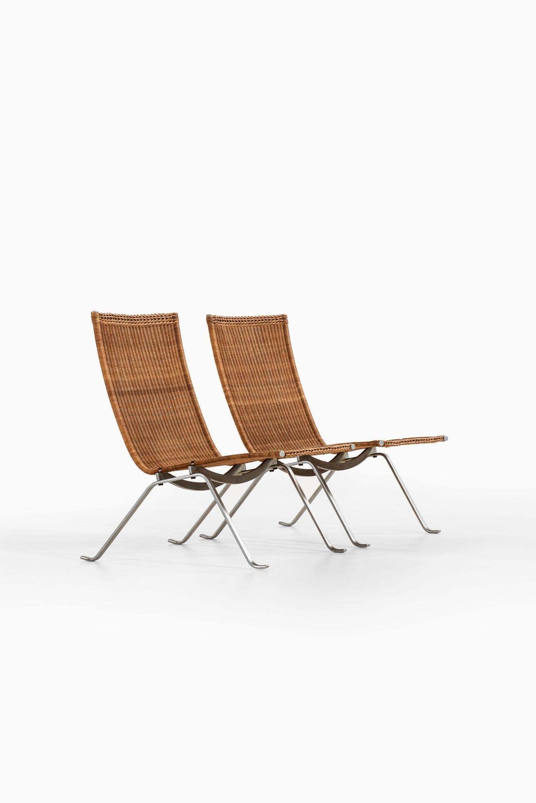 Poul Kjærholm Easy Chairs Model Pk 22 Produced By E. Kold Christensen In Denmark photo Furniture