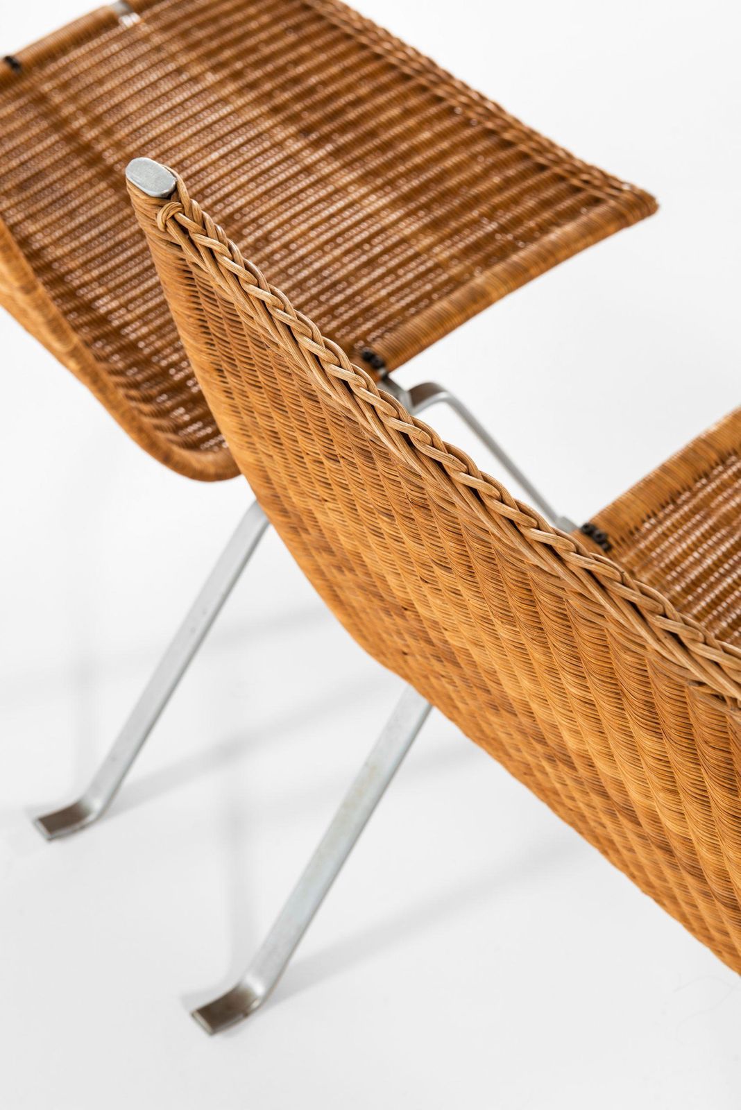 Poul Kjærholm Easy Chairs Model Pk 22 Produced By E. Kold Christensen In Denmark photo 10617.0