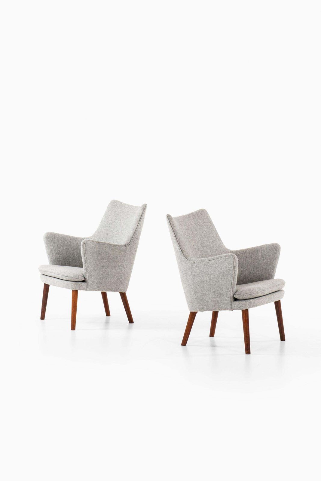 Hans Wegner Easy Chairs Model Ap20 Produced By A.P. Stolen In Denmark photo for sale