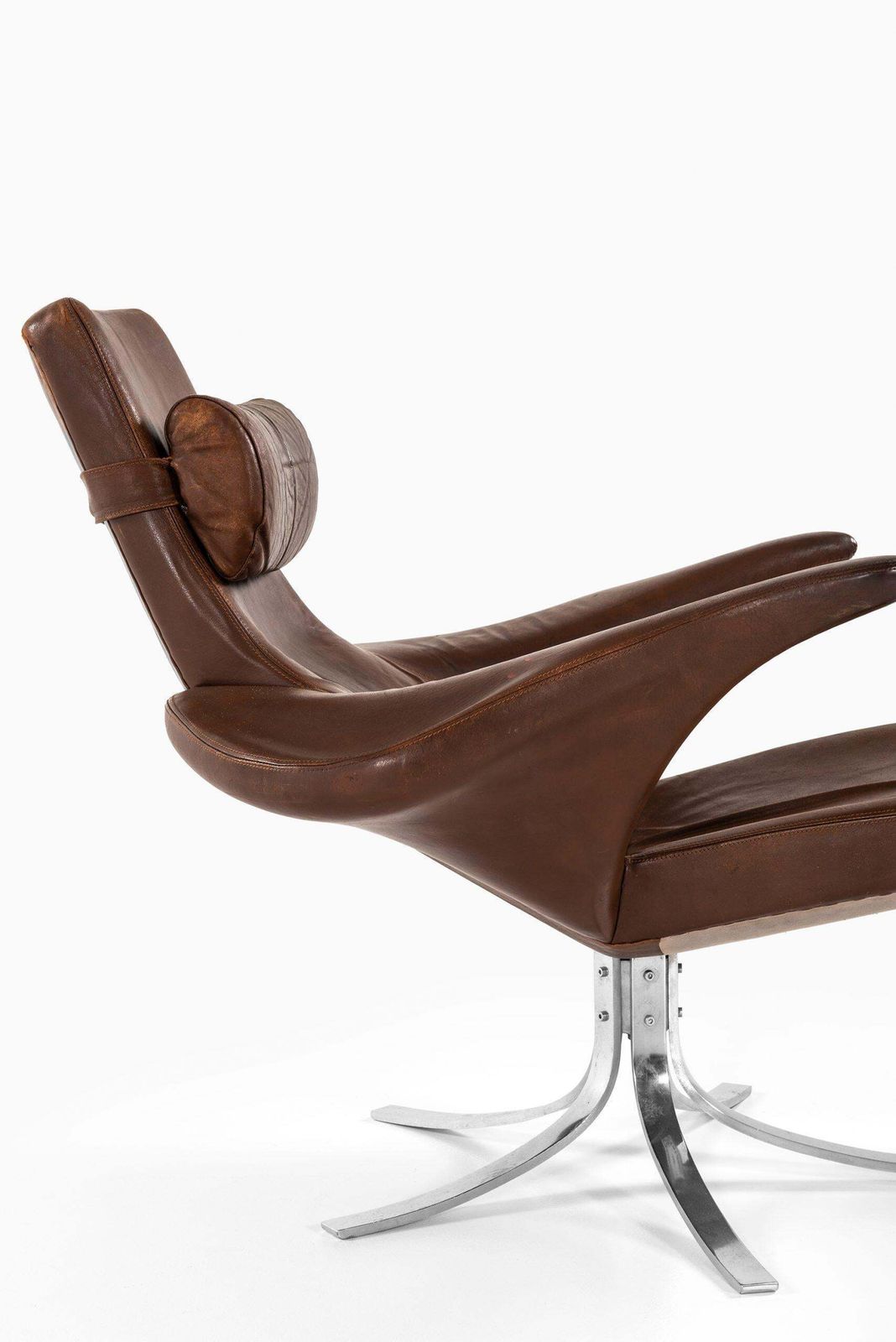 Gösta Berg Easy Chair With Stool Model Måsen / Seagull By Fritz Hansen photo buy