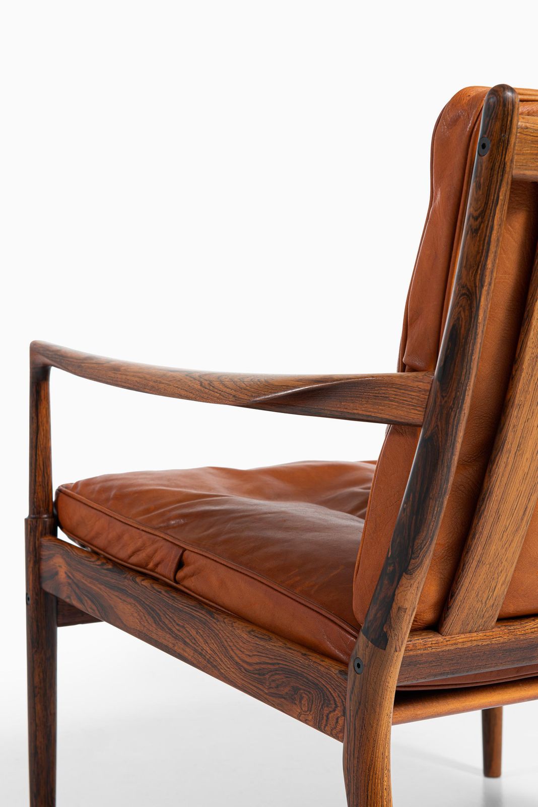 Furniture Ib Kofod Larsen Easy Chairs Model Samsö Produced By Ope In Sweden photo