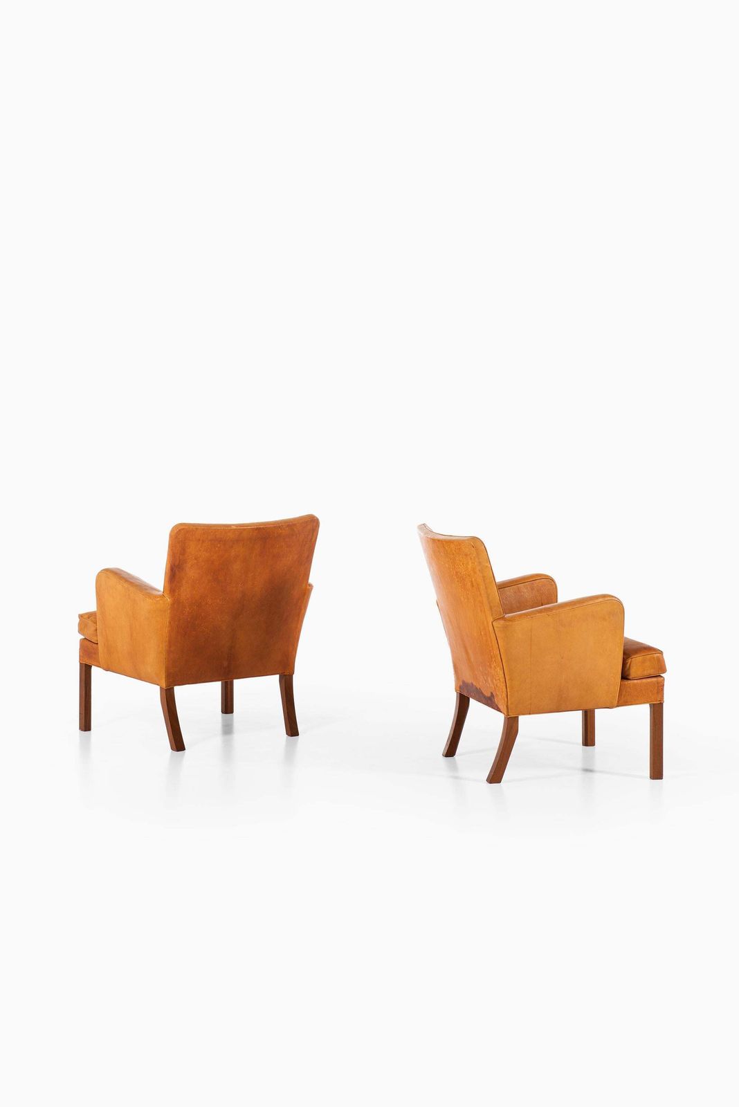 Kaare Klint Easy Chairs Model 5313 Produced By Rud. Rasmussen In Denmark photo 29727.0