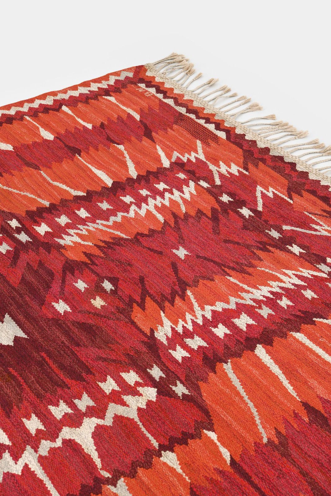 Barbro Nilsson Carpet ‘Strålblomman Röd’ Produced By Märta Måås Fjetterström Ab photo furniture