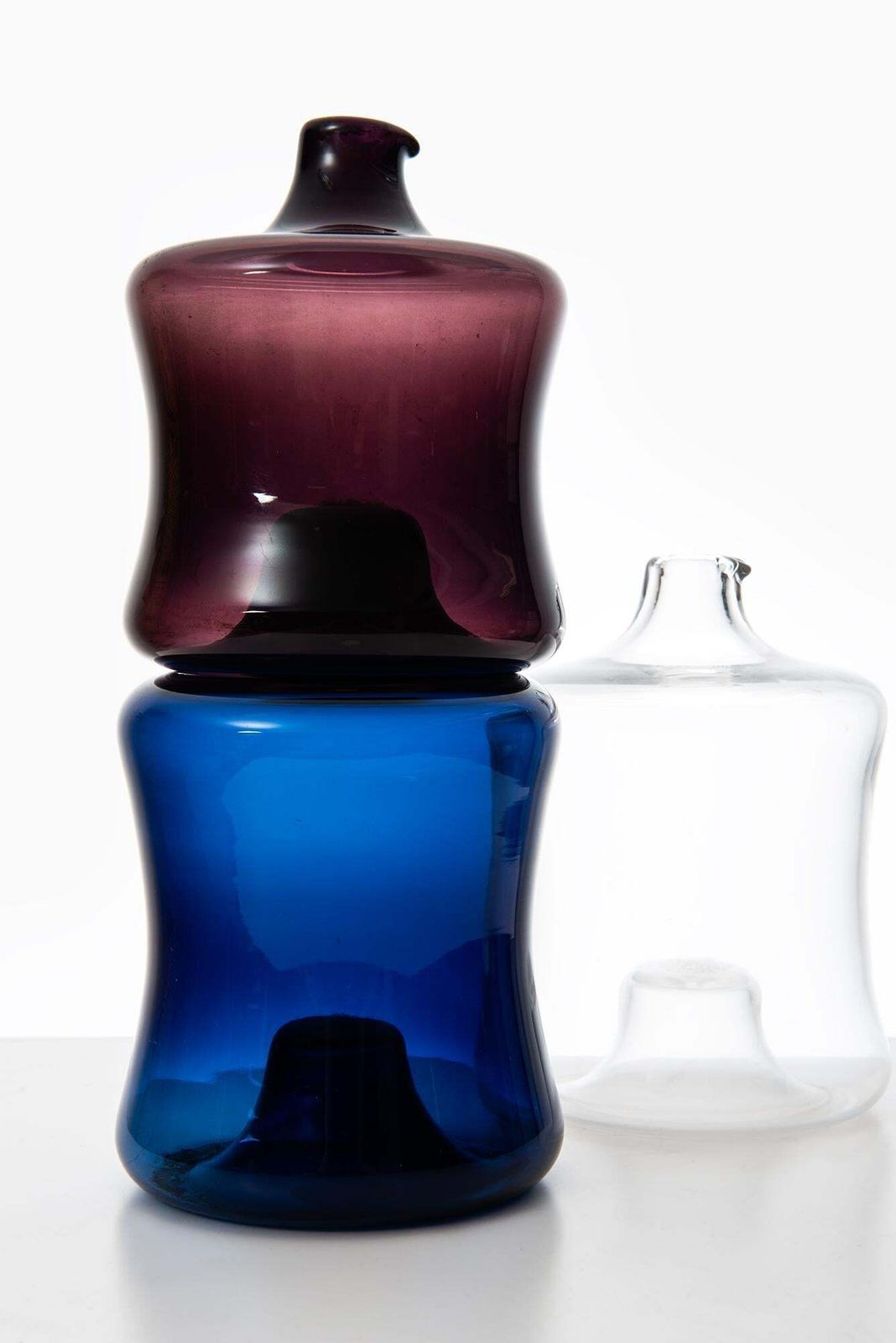 Timo Sarpaneva Glass Vases By Iittala In Finland photo for sale