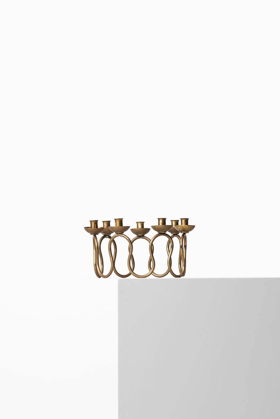 Lars Holmström Candlestick In Brass By Lars Holmström In Sweden photo furniture