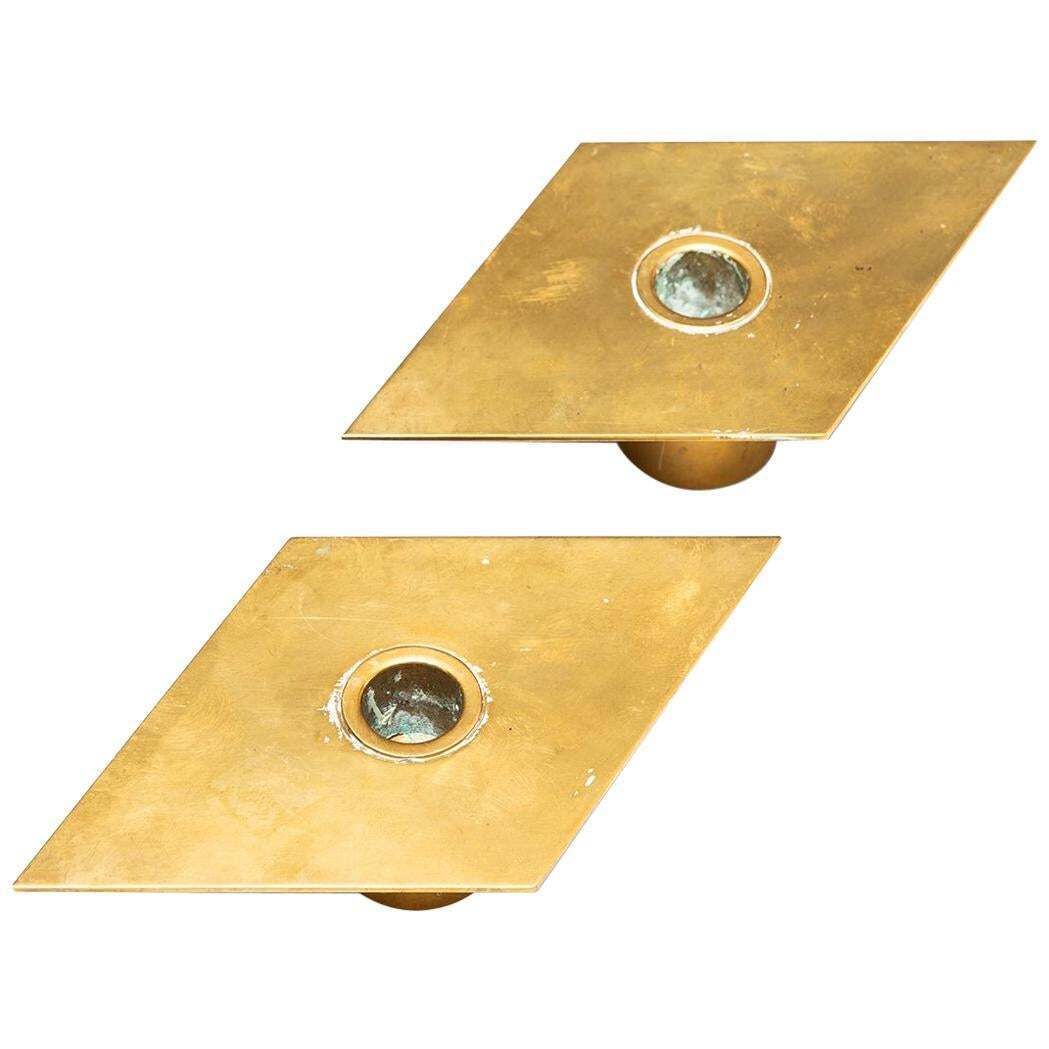 Sigurd Persson Candlesticks Model Rhomb By Sigurd Persson Design In Sweden