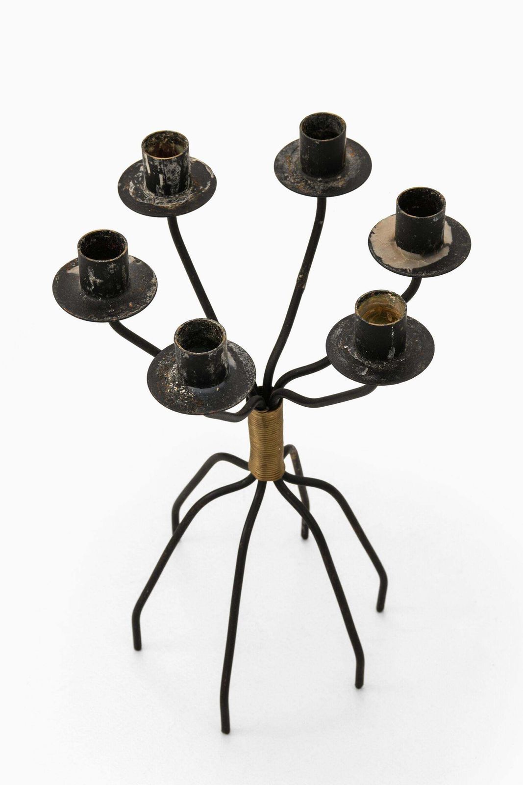 Svend Aage Holm Sørensen Candlestick Produced By Holm Sørensen Co. In Denmark photo 1699.0