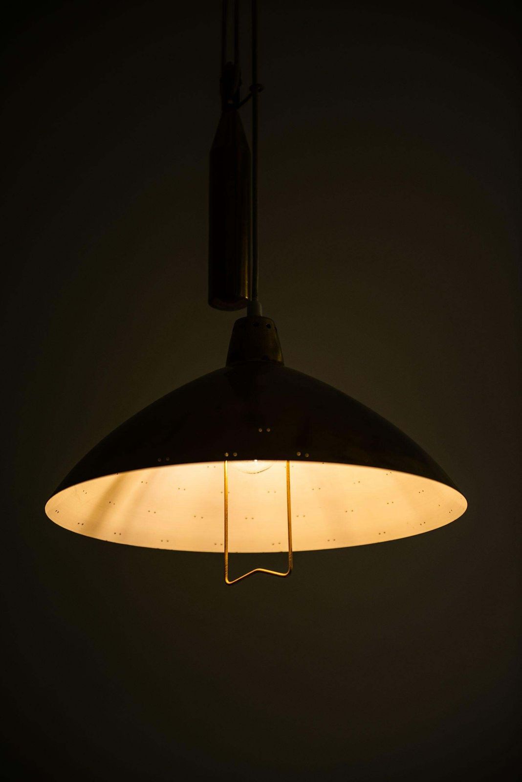 Ceiling Lamp In The Style Of Paavo Tynell Produced By Itsu In Finland photo vinterior