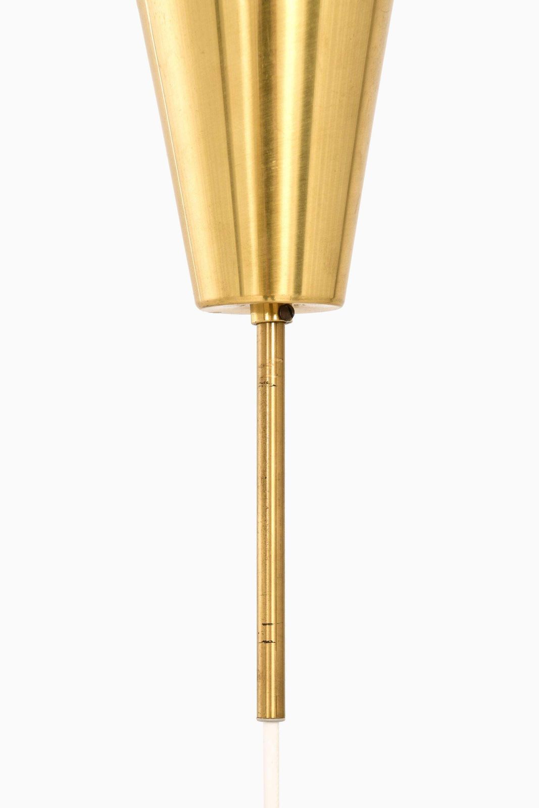 Ceiling Lamp In Brass And White Fabric By Hans Agne Jakobsson, 1960's photo furniture