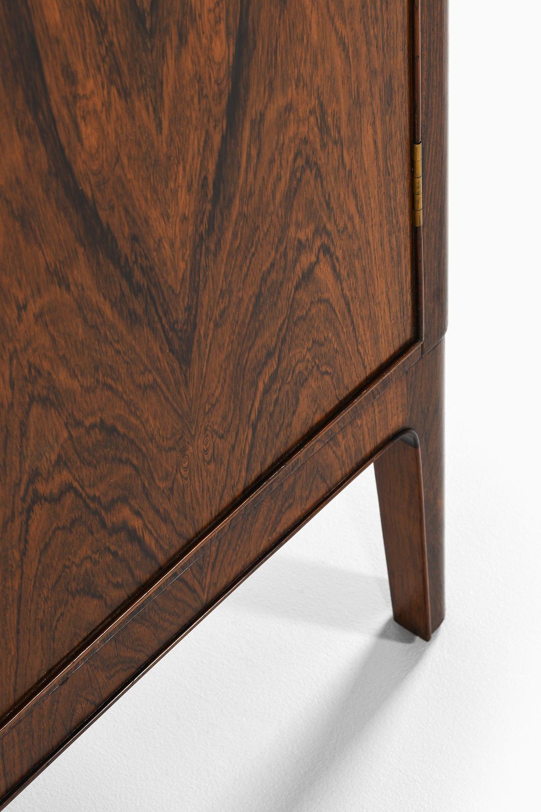 Rare Cabinet In Rosewood, Mahogany And Brass, 1930's photo 7219.0