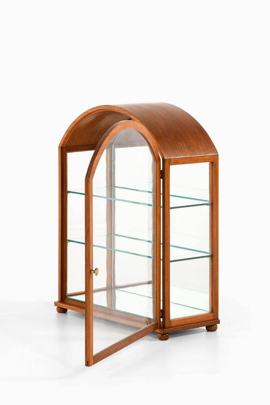Display Cabinet / Table Vitrine In Mahogany And Glass By Josef Frank, 1960's photo for sale