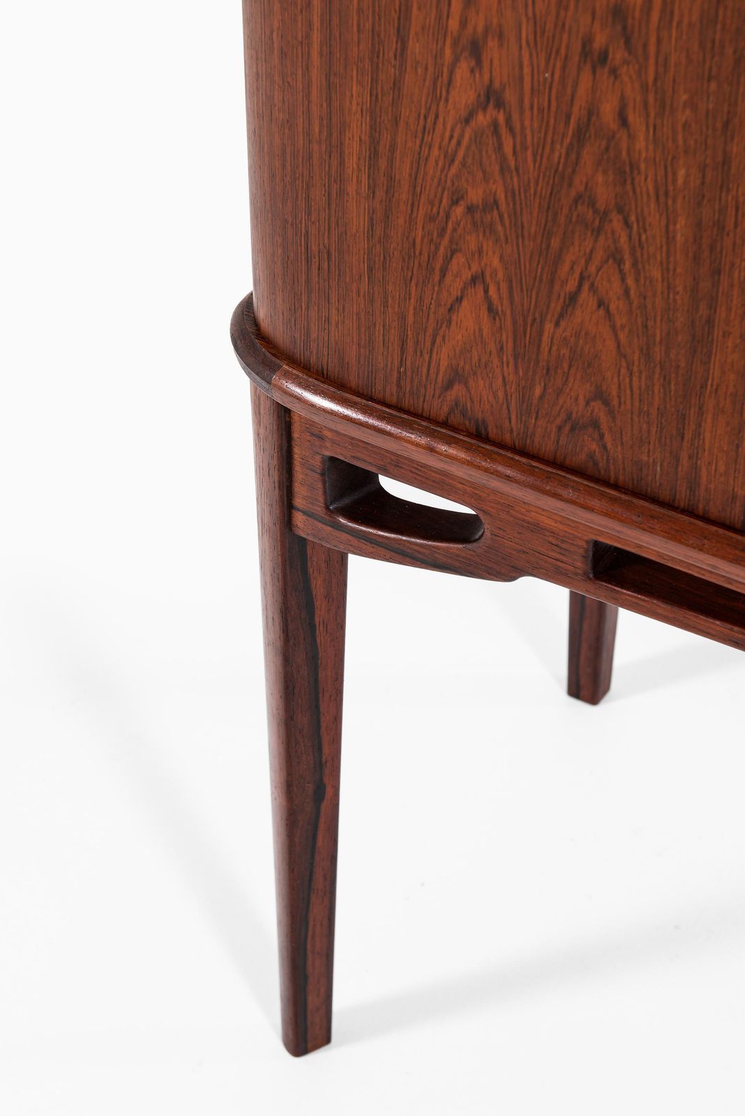 Furniture Unique Cabinet In Rosewood And Burlwood Produced In Sweden photo