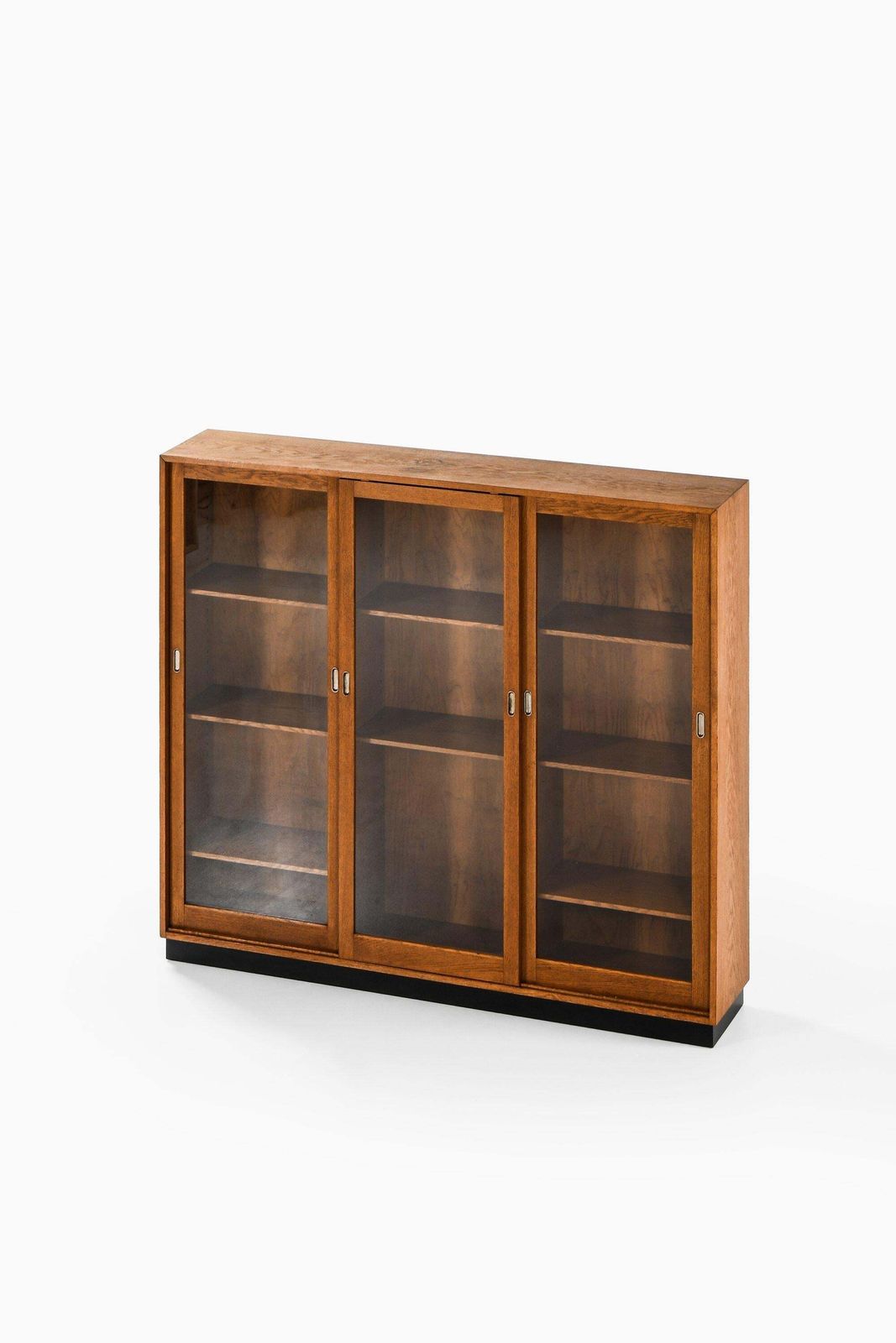Large Display Cabinet In Oak, Pine And Metal, 1940’s photo for sale