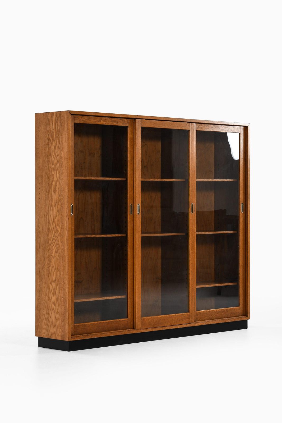 Large Display Cabinet In Oak, Pine And Metal, 1940’s photo Furniture