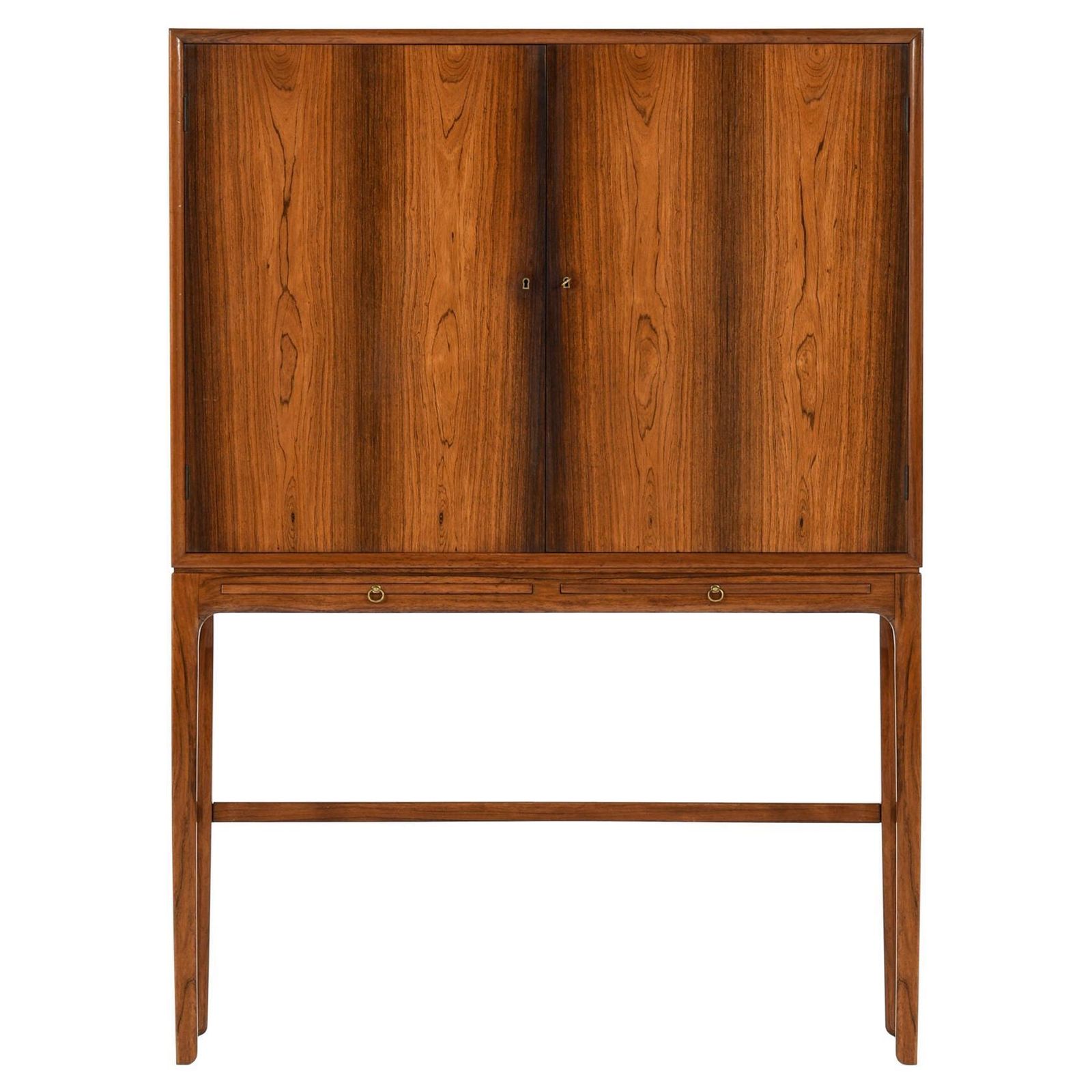 Ole Wanscher Cabinet Produced By Cabinetmaker A.J Iversen In Denmark
