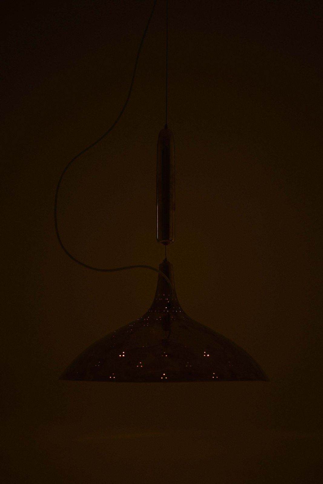 Ceiling Lamp In Brass And Glass By Paavo Tynell, 1950's photo 10617.0