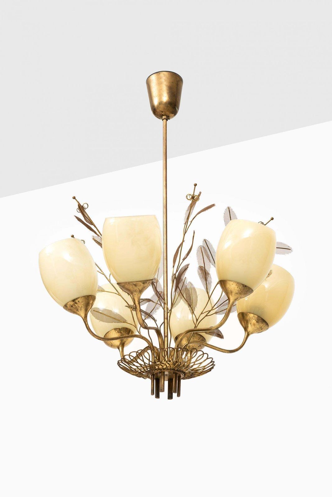 Paavo Tynell Ceiling Lamp Model 9020/6 Produced By Taito Oy In Finland photo 21233.0
