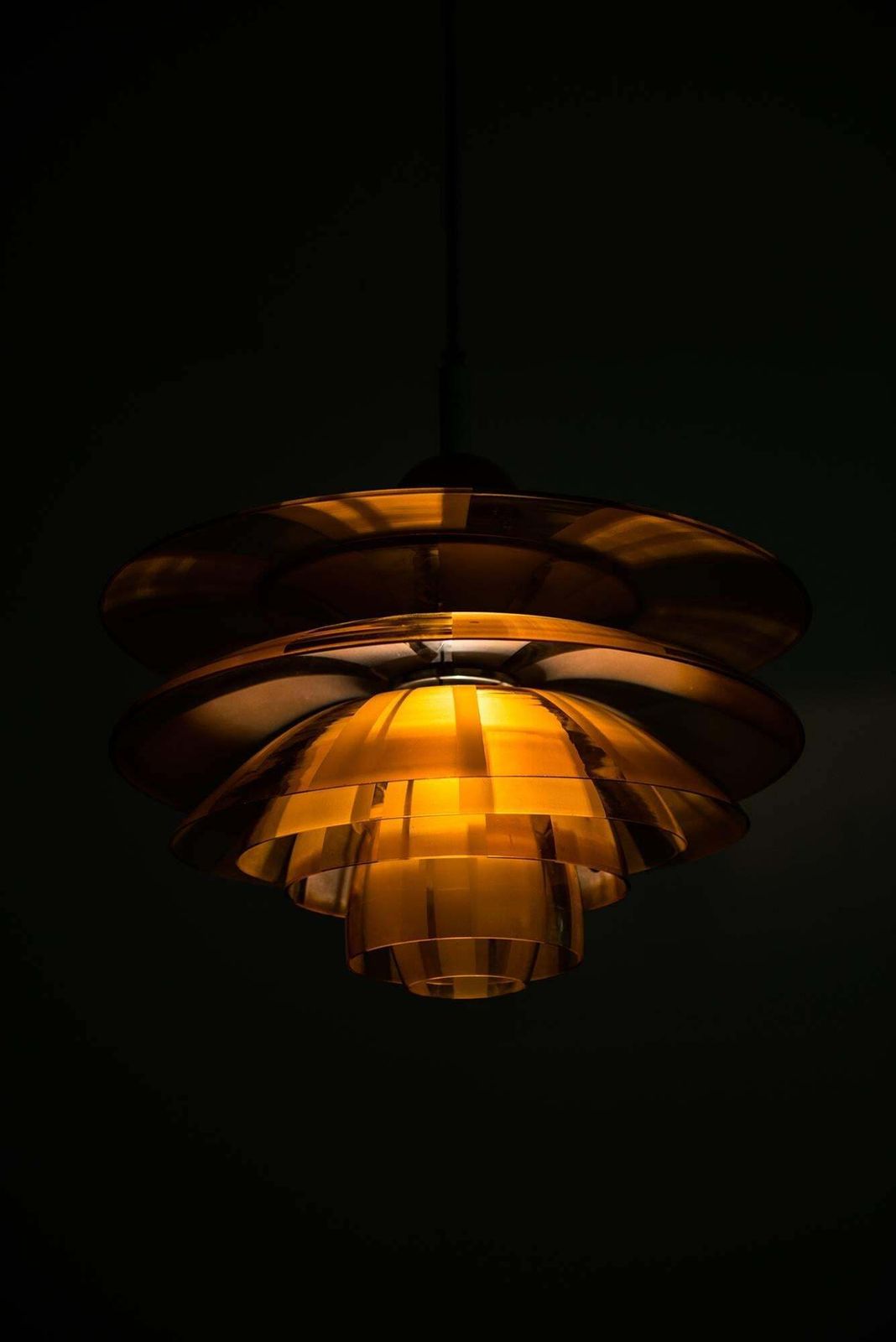 Poul Henningsen Ceiling Lamp Model Ph Septima 5 By Louis Poulsen In Denmark photo vintage