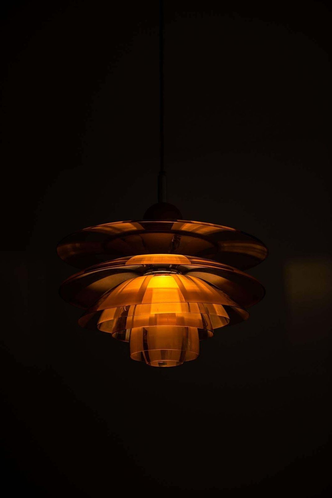 photo for sale Poul Henningsen Ceiling Lamp Model Ph Septima 5 By Louis Poulsen In Denmark